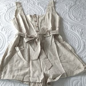 Brand New Linen Romper by Shinestar